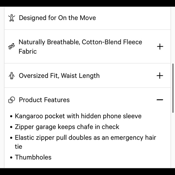 🥀NWT Lululemon Scuba Oversized Half Zip🥀 - Picture 4 of 5